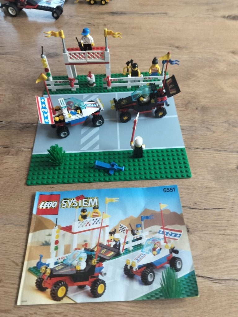 lego 6551  checkered flag 500, Ophalen of Verzenden, Lego