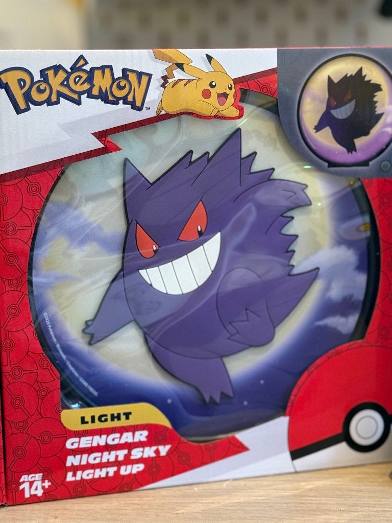Lot Gengar Ectoplasma - Lampe Night Sky + Shadow Box Pokemon, Ophalen of Verzenden, Nieuw