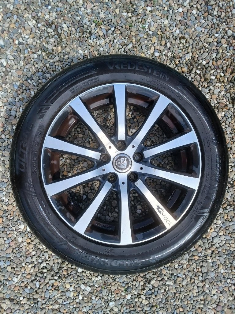 Velg met band, Gebruikt, Banden en Velgen, 17 inch, Ophalen of Verzenden