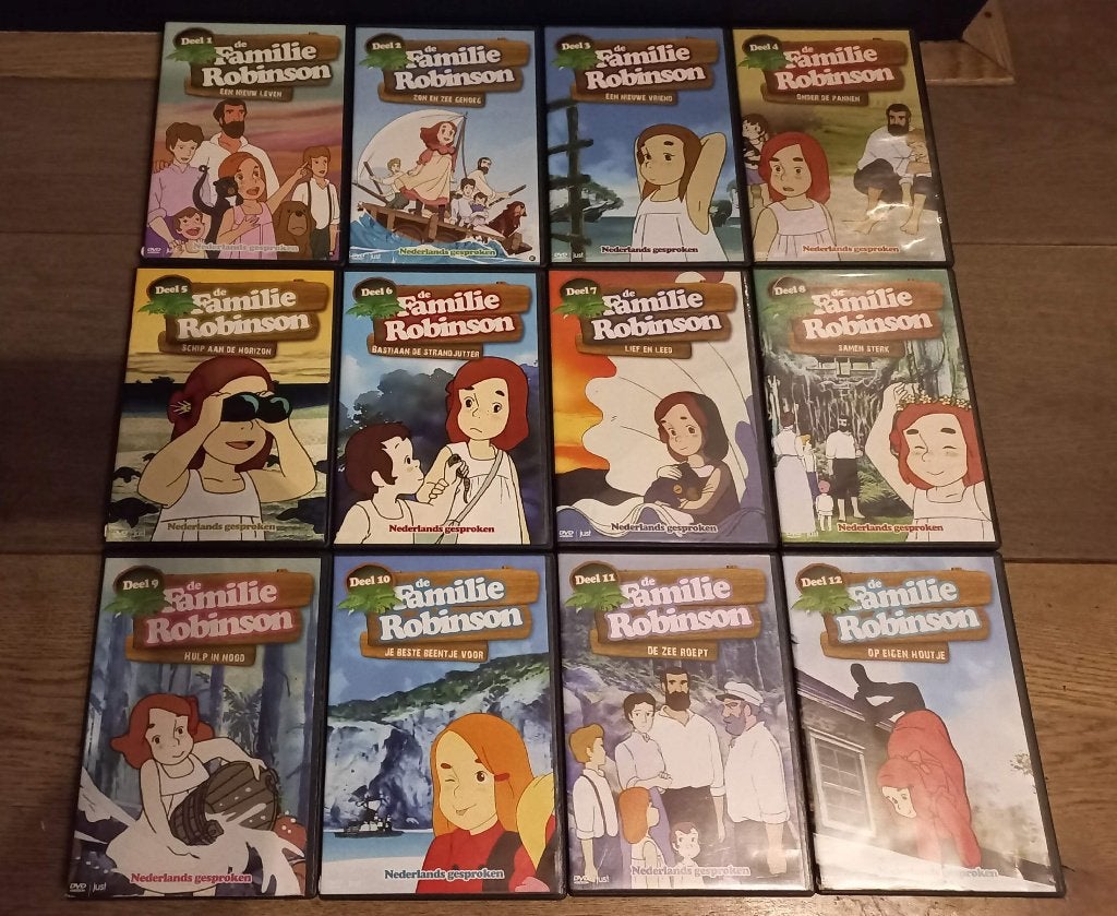 Familie Robinson COMPLEET op DVD - TV-Serie EO Jaren 80, Cd's en Dvd's, Gebruikt, Alle leeftijden, Overige genres, Complete serie