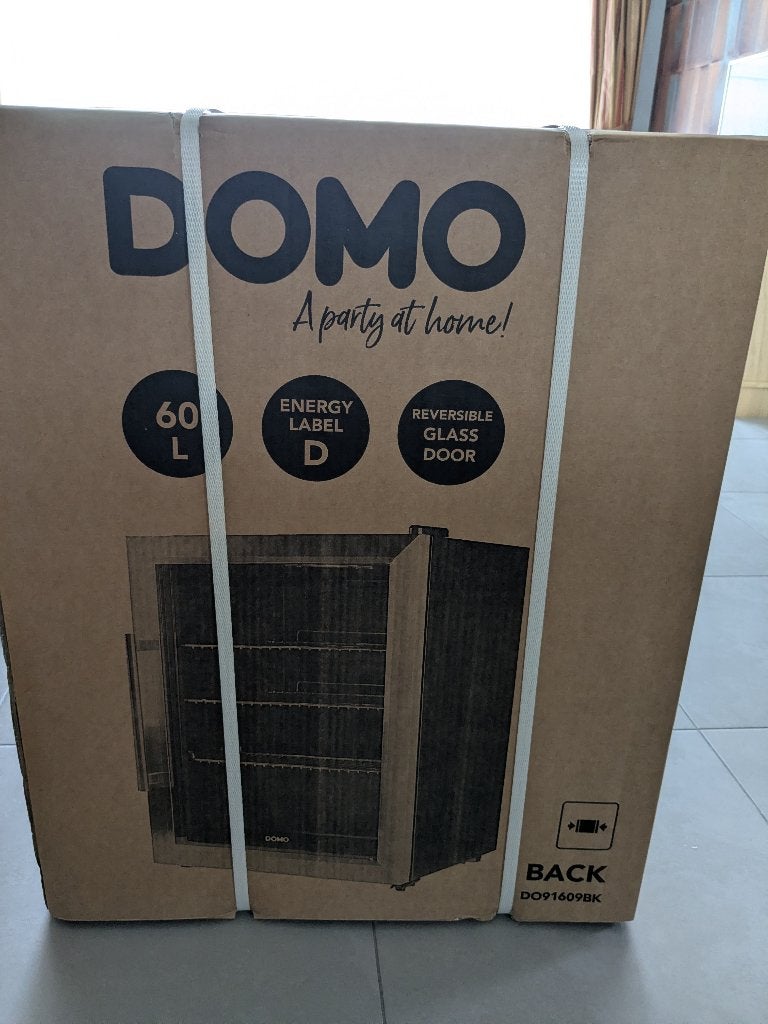 Nieuwe DOMO Barkoelkast 60L – Origineel verpakt, Ophalen, Zonder vriesvak, Minder dan 85 cm, Nieuw