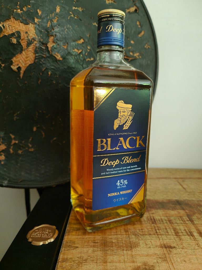 Nikka Whisky Black Deep Blend 45% 700ml, Overige gebieden, Overige typen, Nieuw, Ophalen of Verzenden