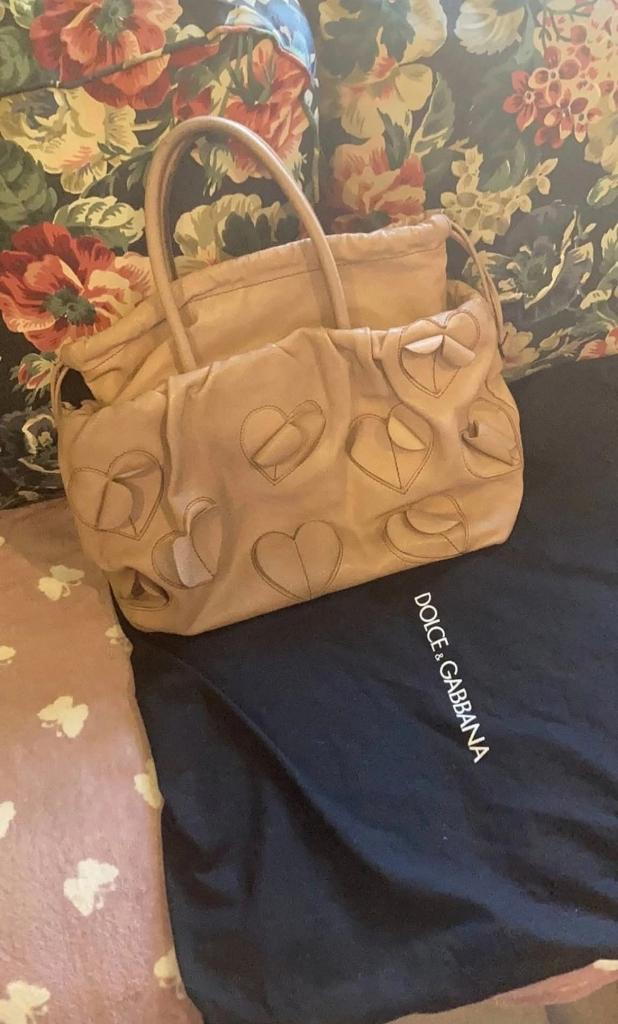 Dolce Gabbana tas, Ophalen, Gebruikt, Beige, Handtas