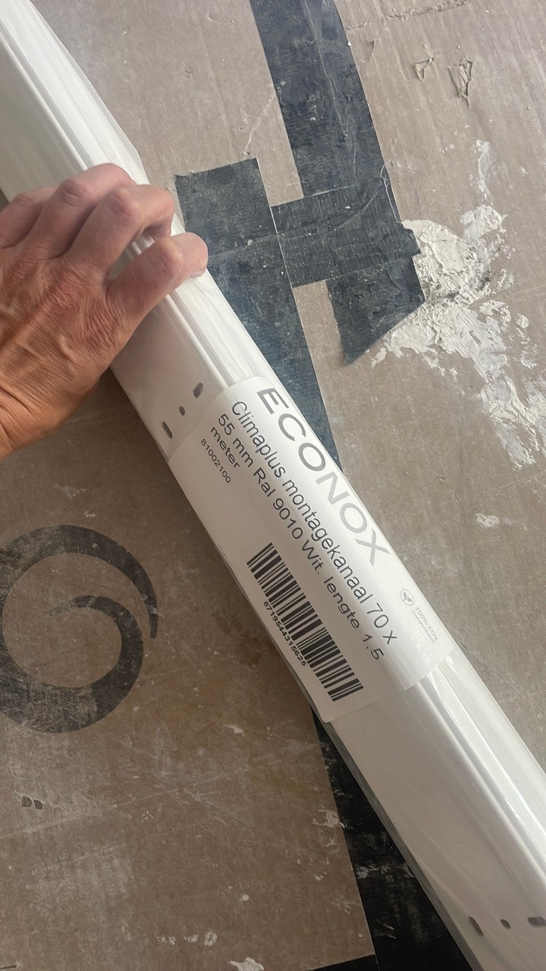 Econox climaplus goot met deksel 70x55mm 1,5meter, Doe-het-zelf en Bouw, Ophalen, Nieuw, Overige typen