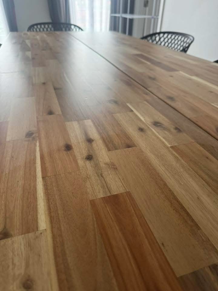 Salle à manger complète  IKEA + JYSK, Enlèvement, Comme neuf, 100 à 150 cm