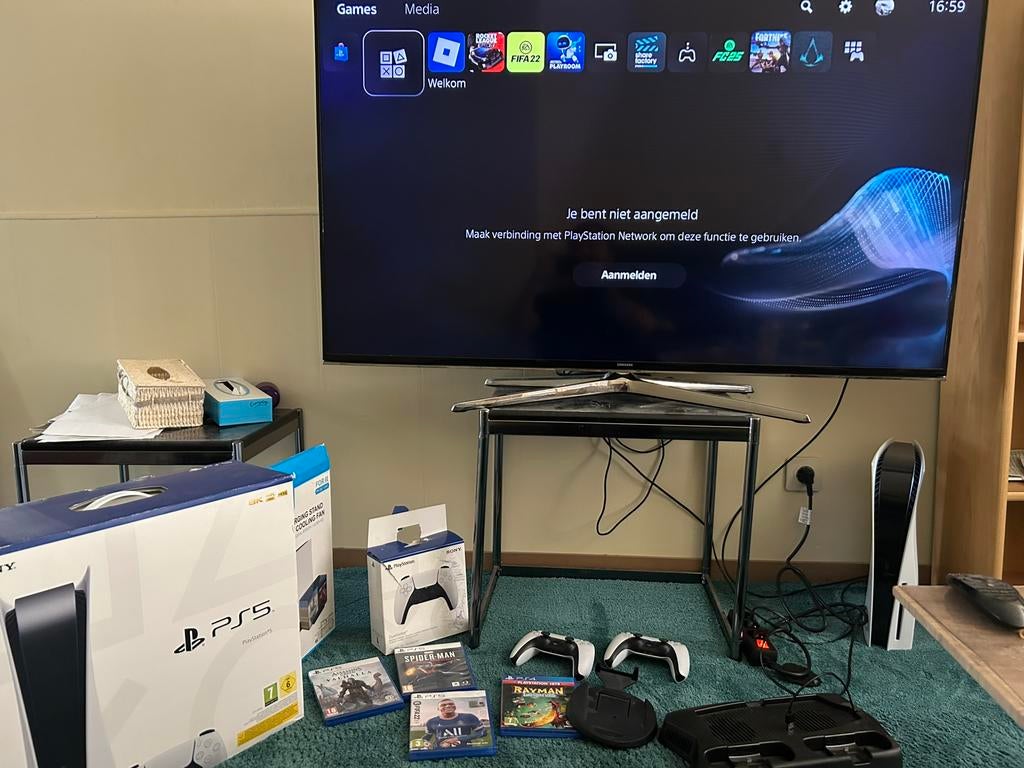 Playstation 5  (825GB/GO), Games en Spelcomputers, Spelcomputers | Sony PlayStation 5, Zo goed als nieuw, Playstation 5, Ophalen of Verzenden