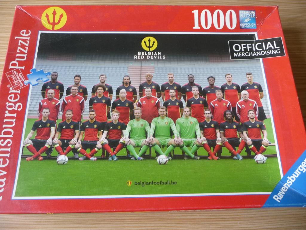 Puzzel van DE RODE DUIVELS, Ophalen, Gebruikt
