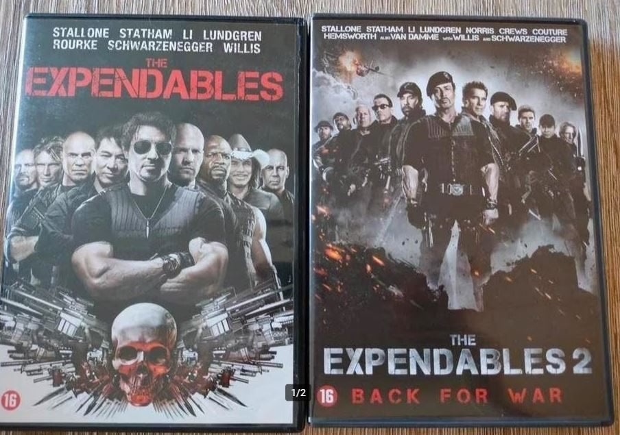 2 x Expendables - DVD, Comédie d'action, Enlèvement ou Envoi, Anglais, Français