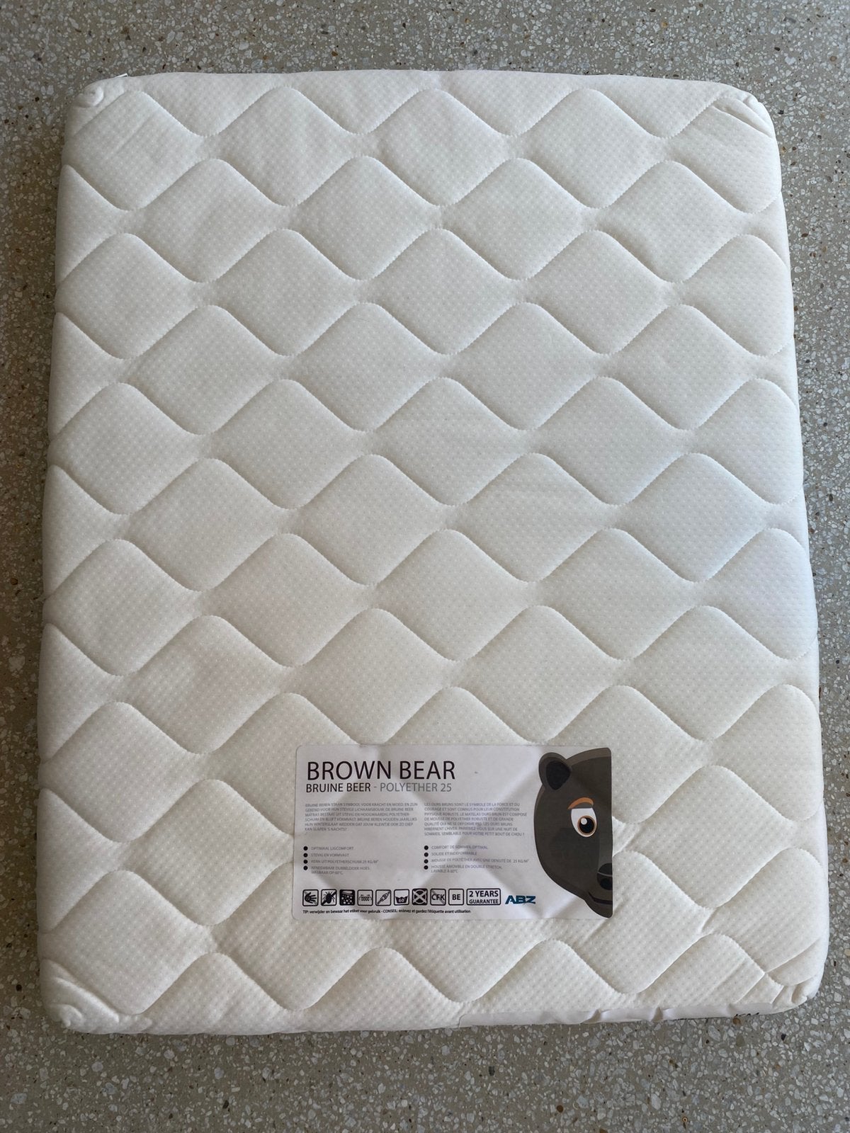 ABZ matras voor in babypark 75x95x6 cm, Ophalen, Zo goed als nieuw