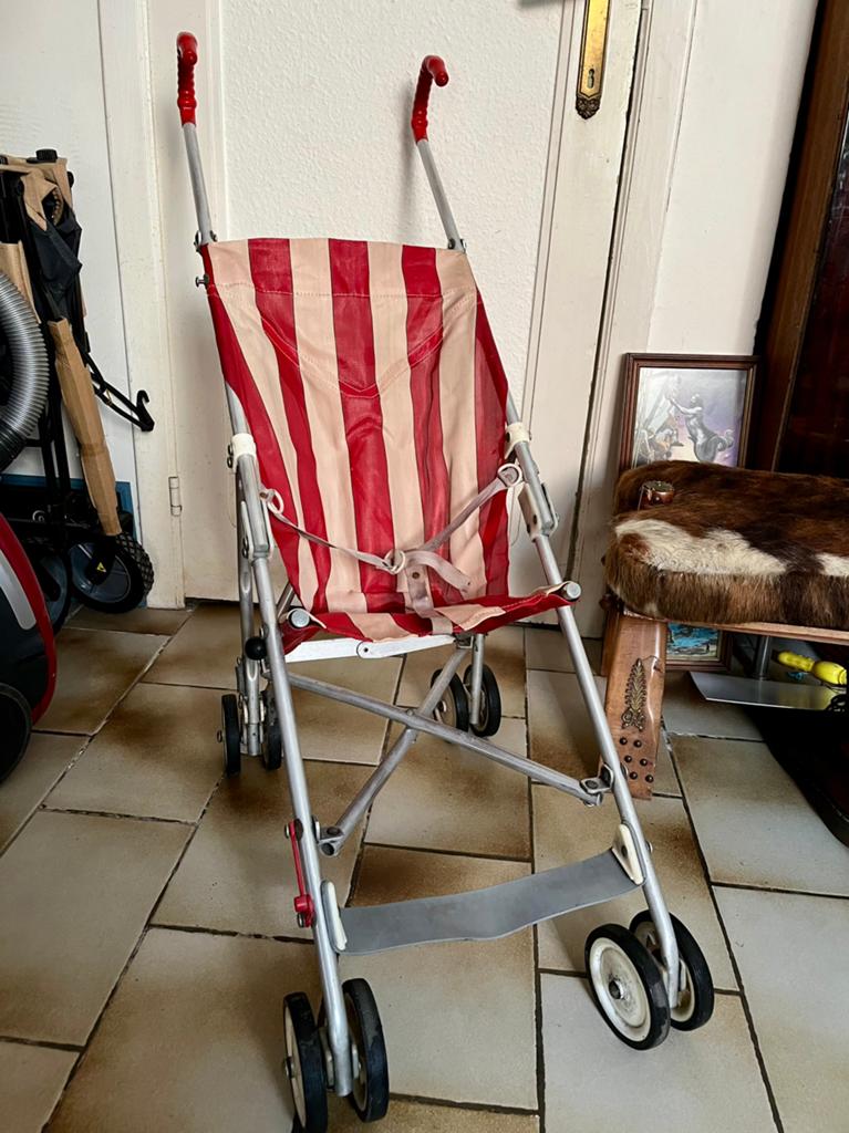 Vintage Maclaren 70s plooibare peuterbuggy, Enlèvement, Utilisé, Maclaren