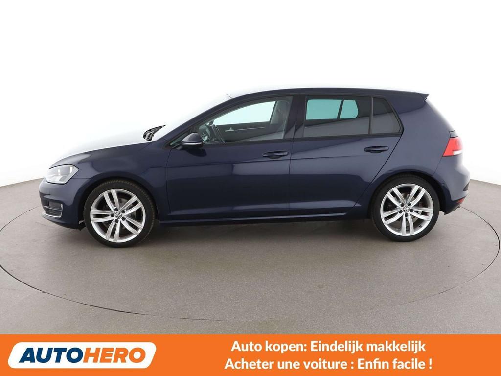 Volkswagen Golf 1.4 TSI Highline BlueMotion Tech (bj 2016), Auto's, Voorwielaandrijving, Gebruikt, 1225 kg, Blauw