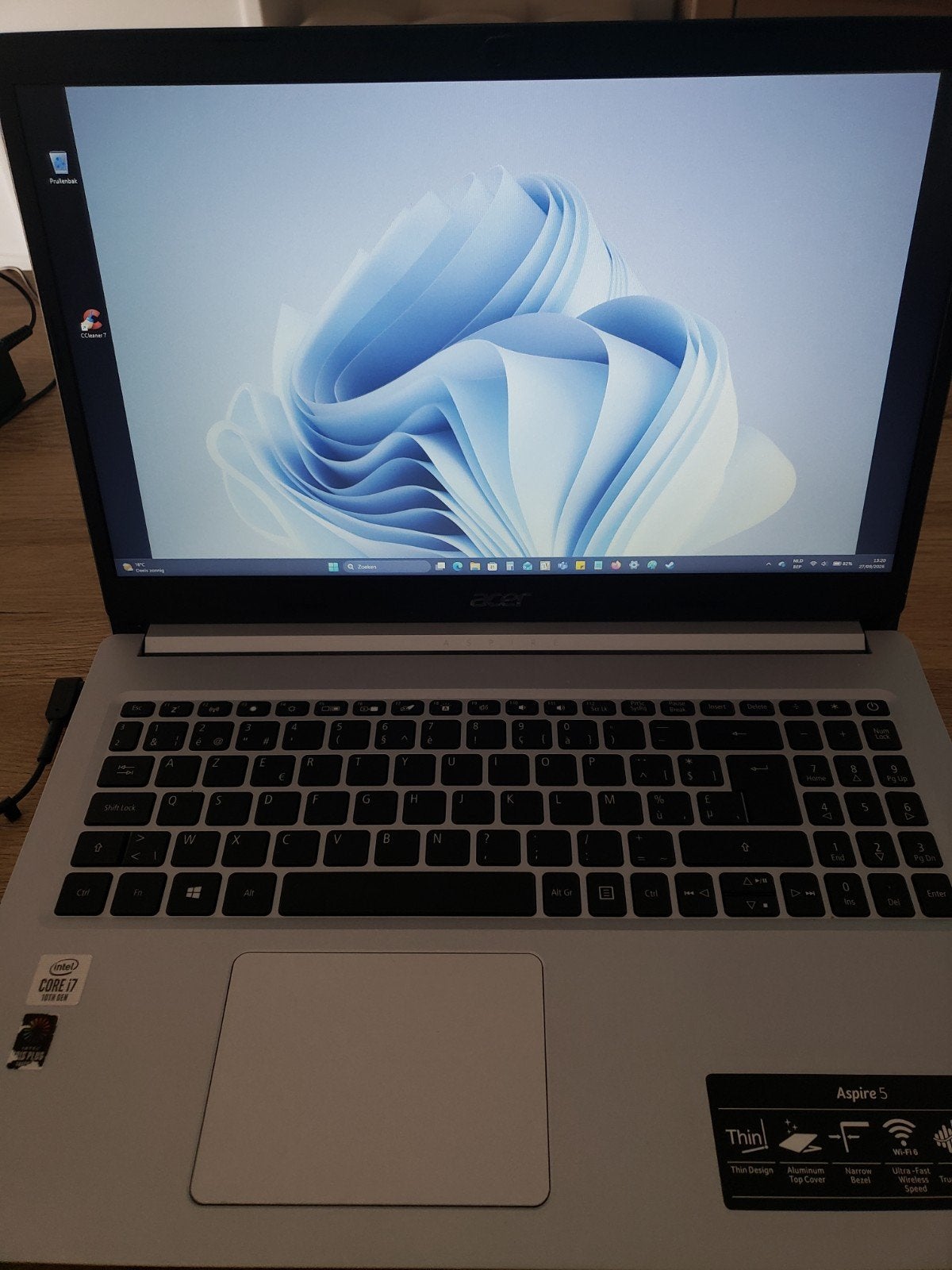 Acer Aspire 5 (A515-55) I7 10th gen, Informatique & Logiciels, Intel Core i7 processor, Comme neuf, Enlèvement, SSD