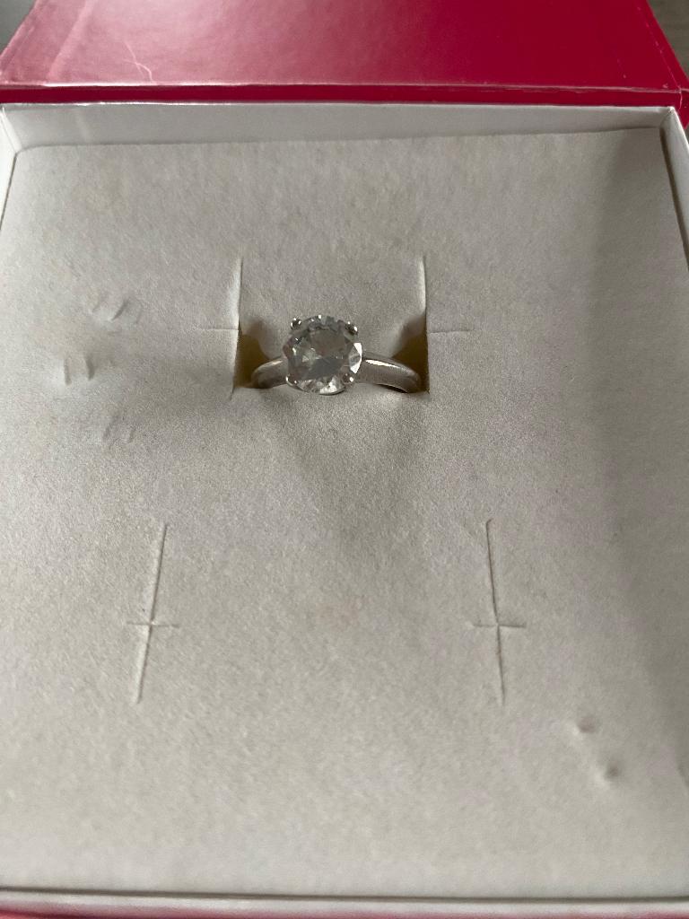 Moederdagcadeau Verstelbare zilveren (925) ring, Ophalen, Zo goed als nieuw, Dame, Zilver