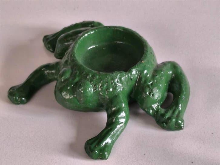 Gietijzeren groene kikker, Verzamelen, Ophalen of Verzenden