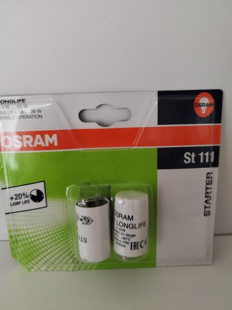 Starter pour lampe nayon marque osram, Enlèvement
