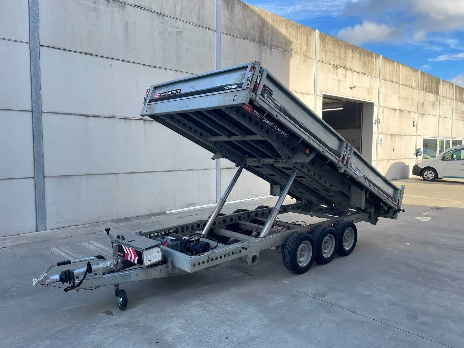 2025 Brian James Trailer 3 kant kipper T-03-T Aanhangwagen, Gebruikt