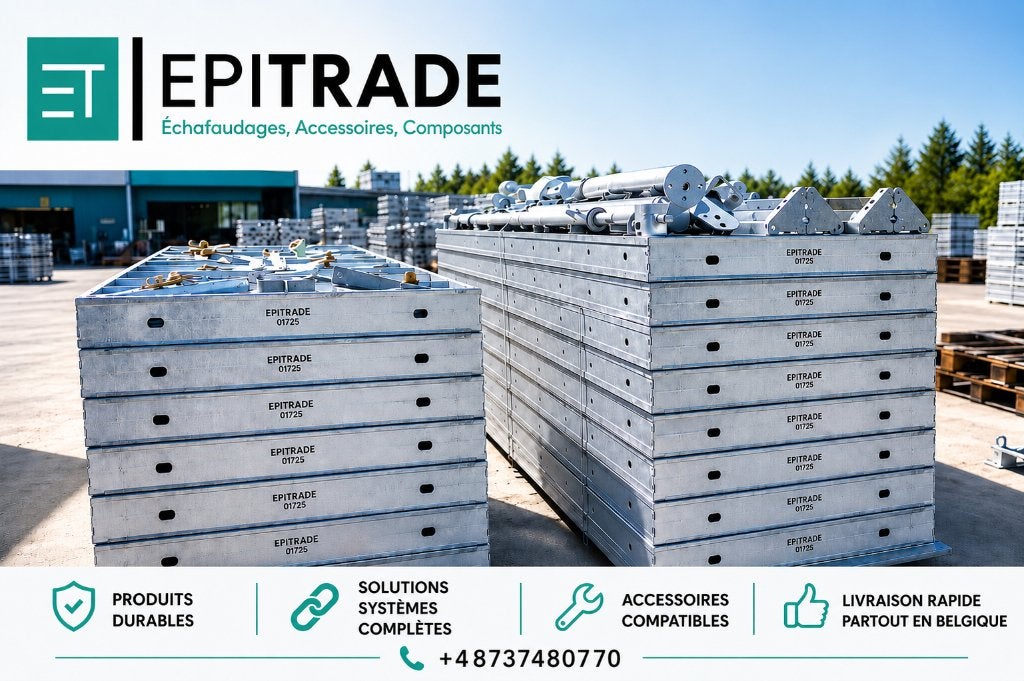 Coffrage typ Hunnebeck Rasto: 100m² hauteur: 2,70m, Bricolage & Construction, Métaux, Comme neuf, Autres métaux, Enlèvement