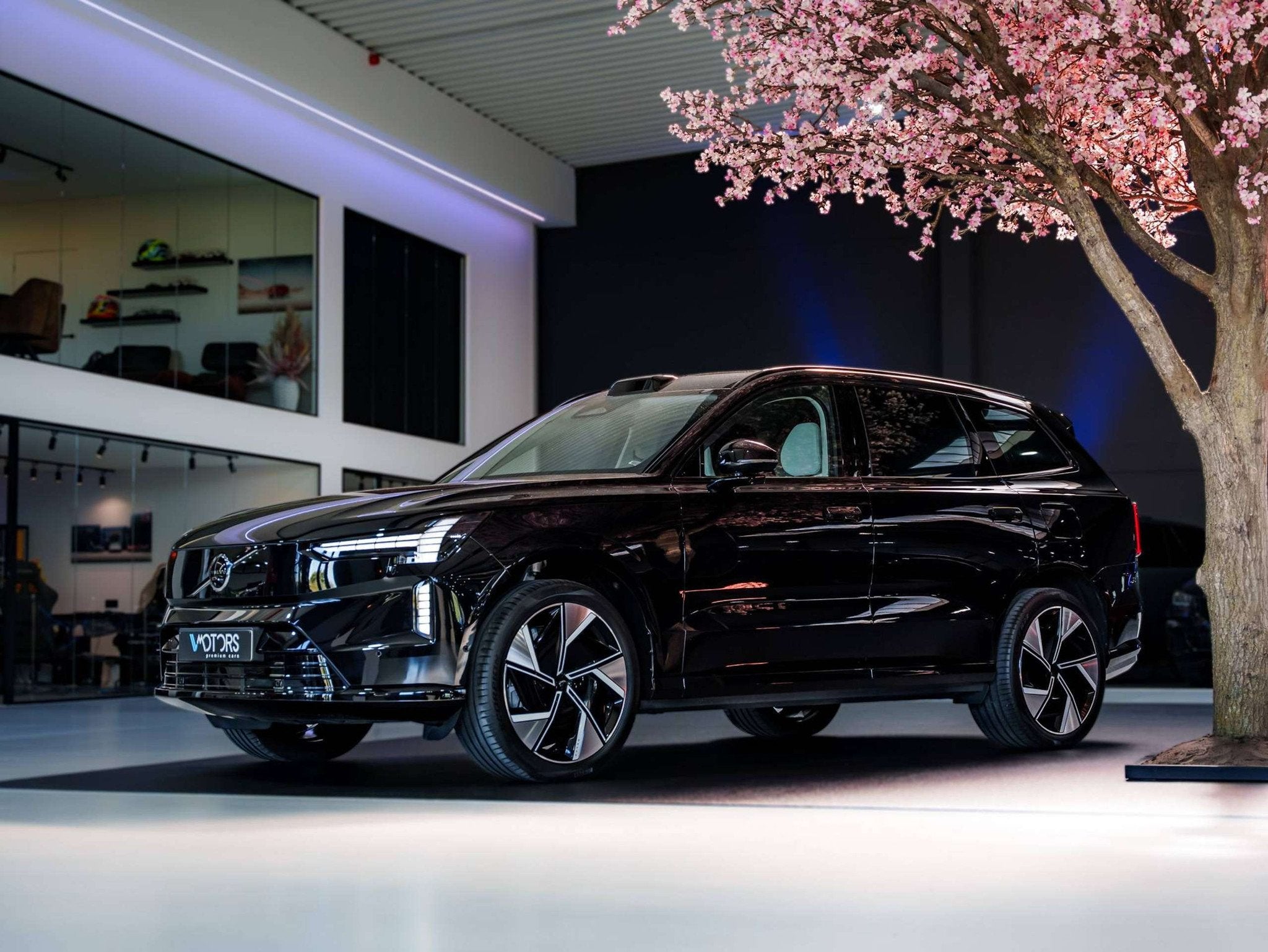 Volvo EX90 107 kWh AWD - 22" - 7 Zitplaatsen - Pano - 360, Autos, Cuir, Achat, 408 ch, Beige