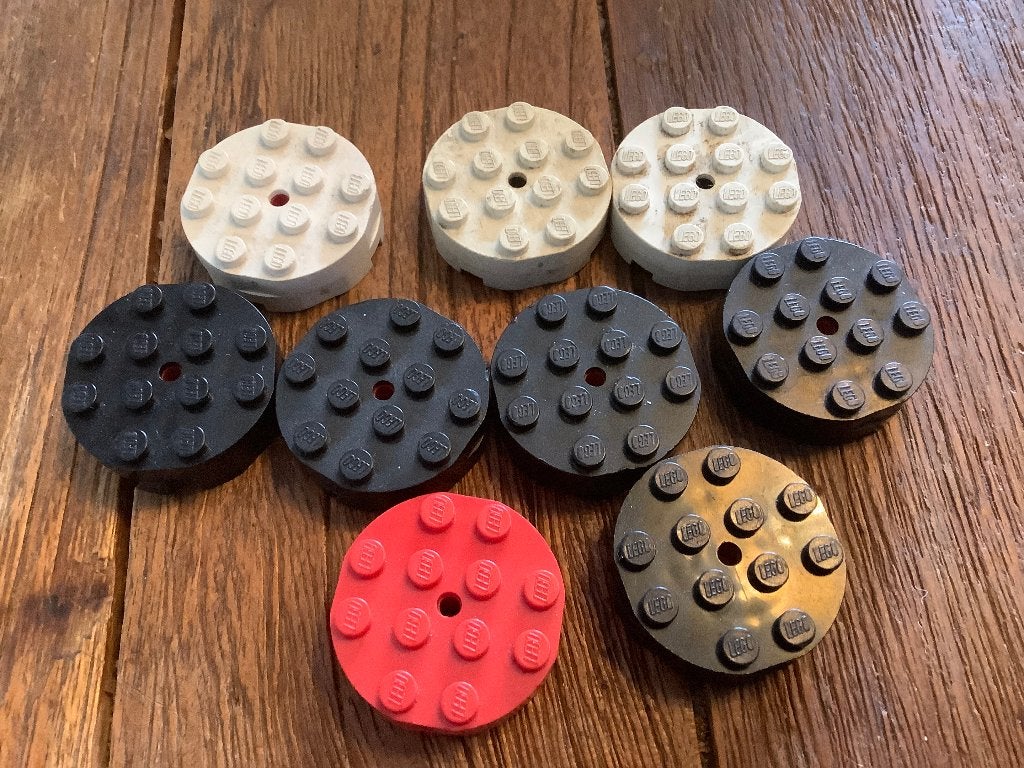 Lego turntables 9 stuks / 115-80, Kinderen en Baby's, Speelgoed | Duplo en Lego, Ophalen of Verzenden, Gebruikt, Losse stenen