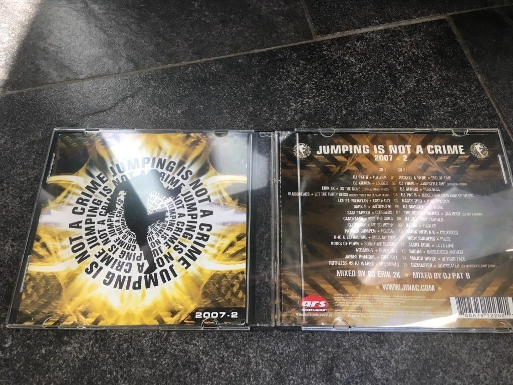 2 CD’s jumping is Not a crime 2007-2, Ophalen of Verzenden