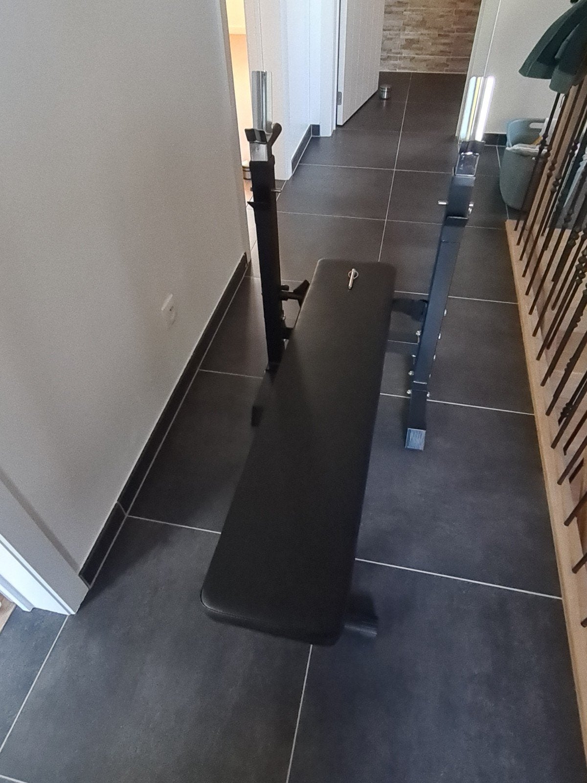 Fitnessbankje, Sport en Fitness, Fitnessmaterialen, Ophalen, Zo goed als nieuw, Fitnessbank