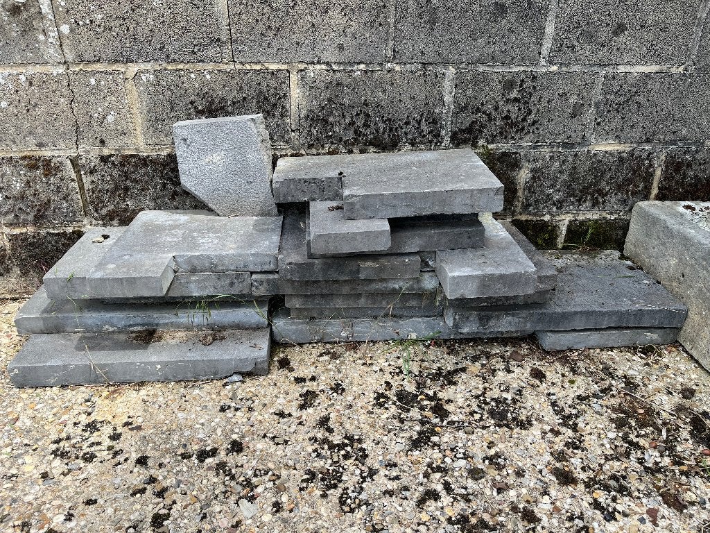 Pierres bleues, Jardin & Terrasse, Pavé & Dalles, Comme neuf, Autres types, Moins de 5 m², Enlèvement