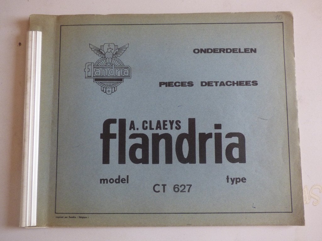LISTE DES PIÈCES DU FLANDRIA CT 627, Vélos & Vélomoteurs, Enlèvement ou Envoi, Utilisé