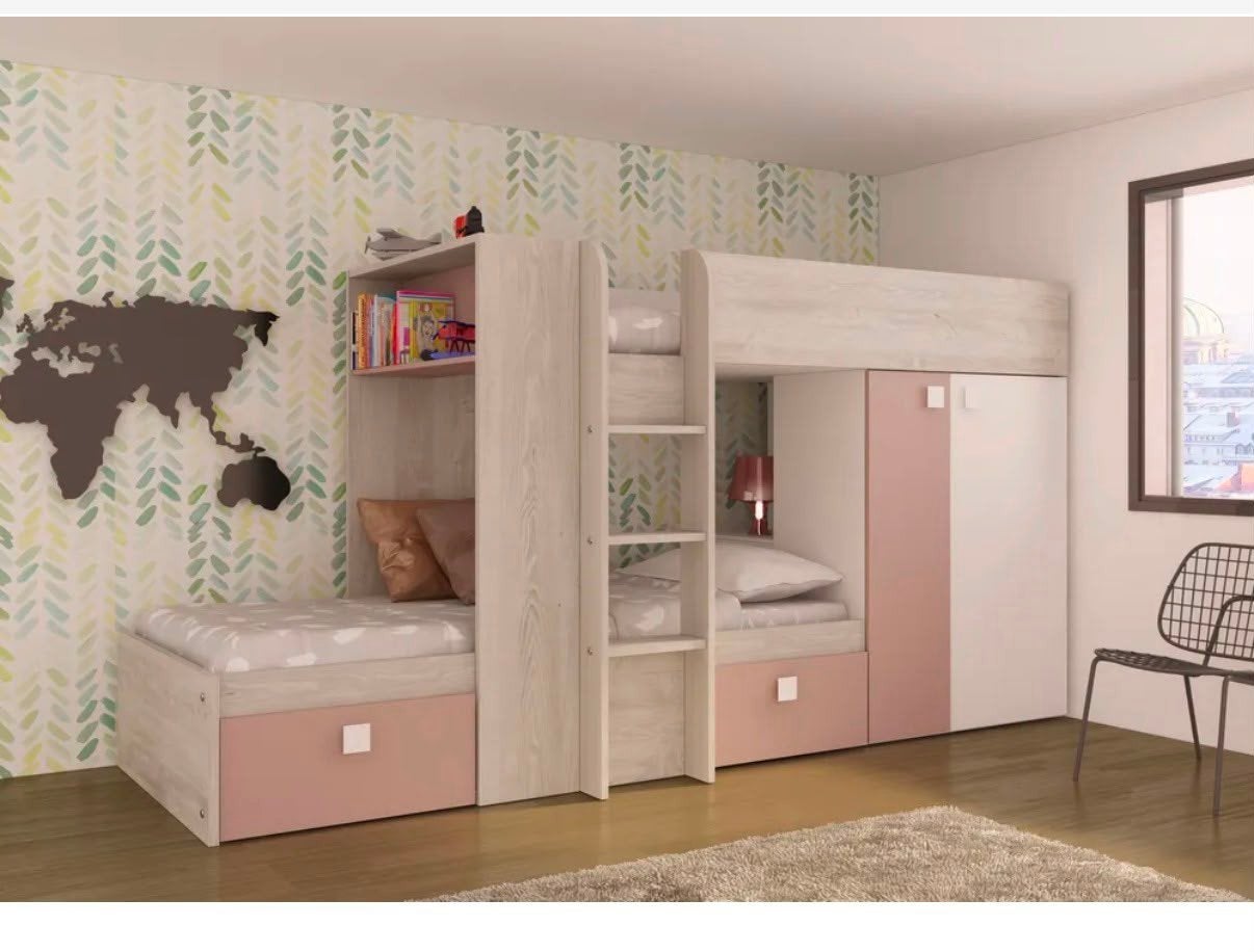 Stapelbed, Maison & Meubles, Chambre à coucher | Lits superposés & Lits mezzanines, Autres dimensions, Comme neuf, Enlèvement