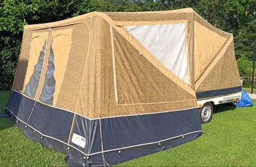 Vouwwagen tago 1-2-3 systeem (5 persoon)2010, Caravans en Kamperen, Ophalen