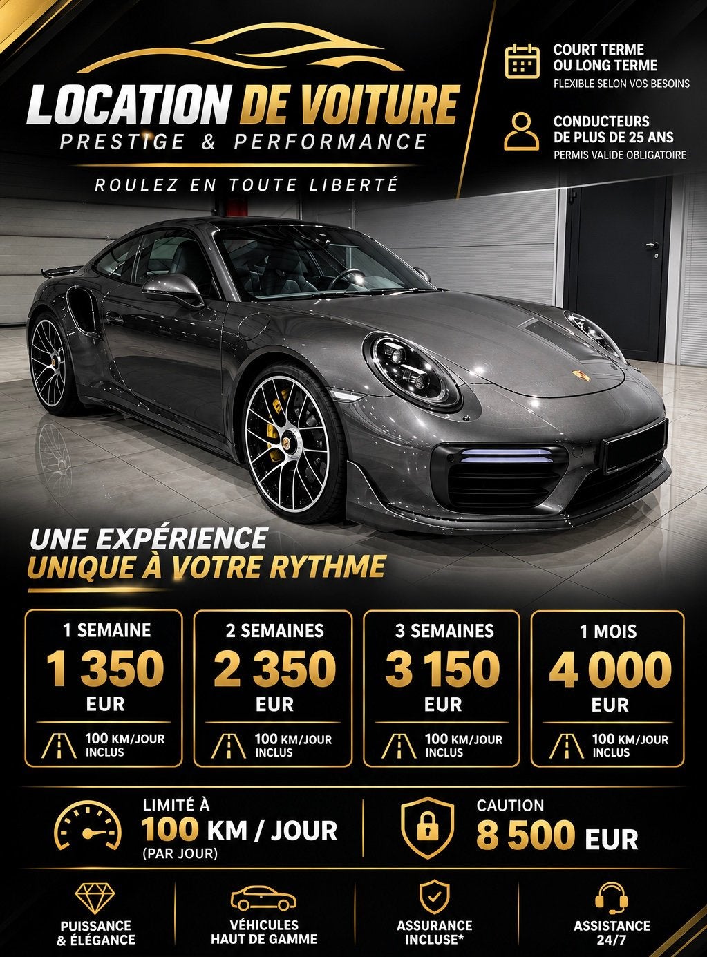 Porsche 911 // Turbo S TE HUUR / LOCATIONS, Enlèvement ou Envoi, Comme neuf, Voiture