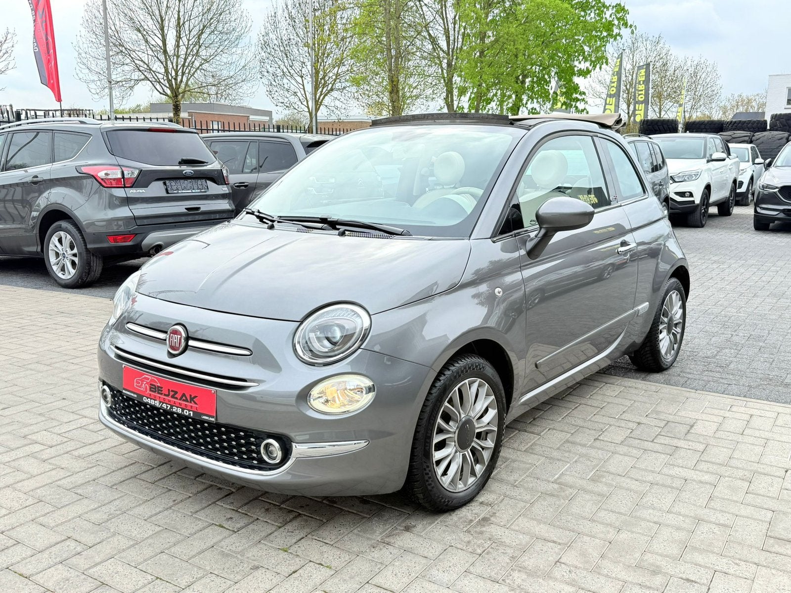 Fiat 500C Lounge 0.9i Cabrio 1j garantie 80.000km Nette staa, Autos, Fiat, Achat, Euro 6, Entreprise, Boîte manuelle