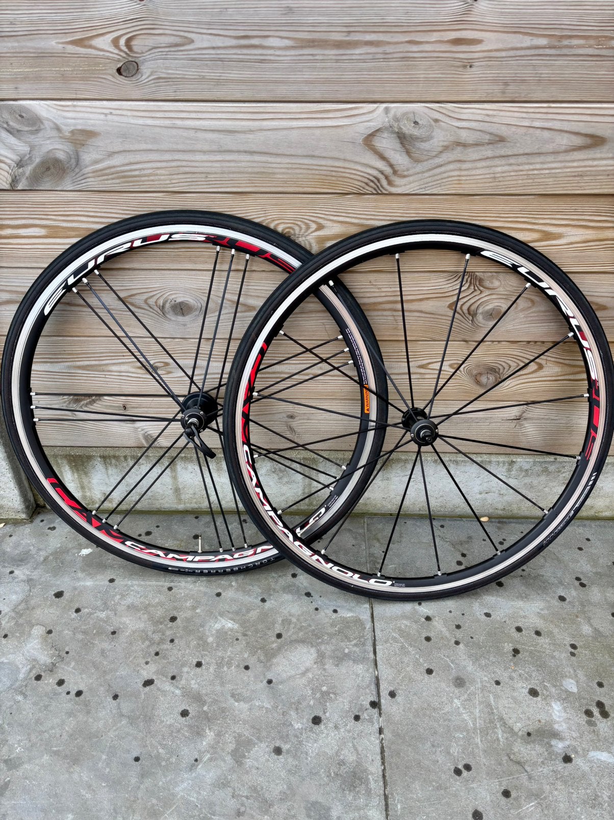 Campagnolo eurus wielset, Fietsen en Brommers, Fietsonderdelen, Ophalen, Zo goed als nieuw