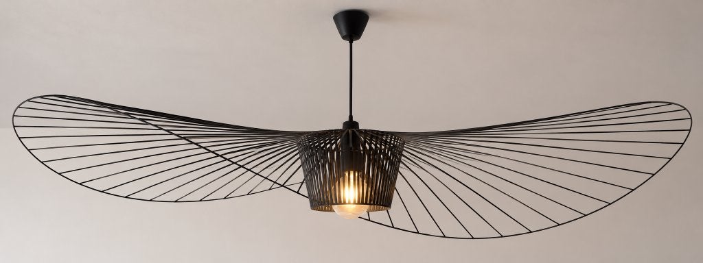 Originele Petite Friture Vertigo hanglamp Ø200 cm – zwart, Huis en Inrichting, Ophalen, Gebruikt, Design, E27 (groot)