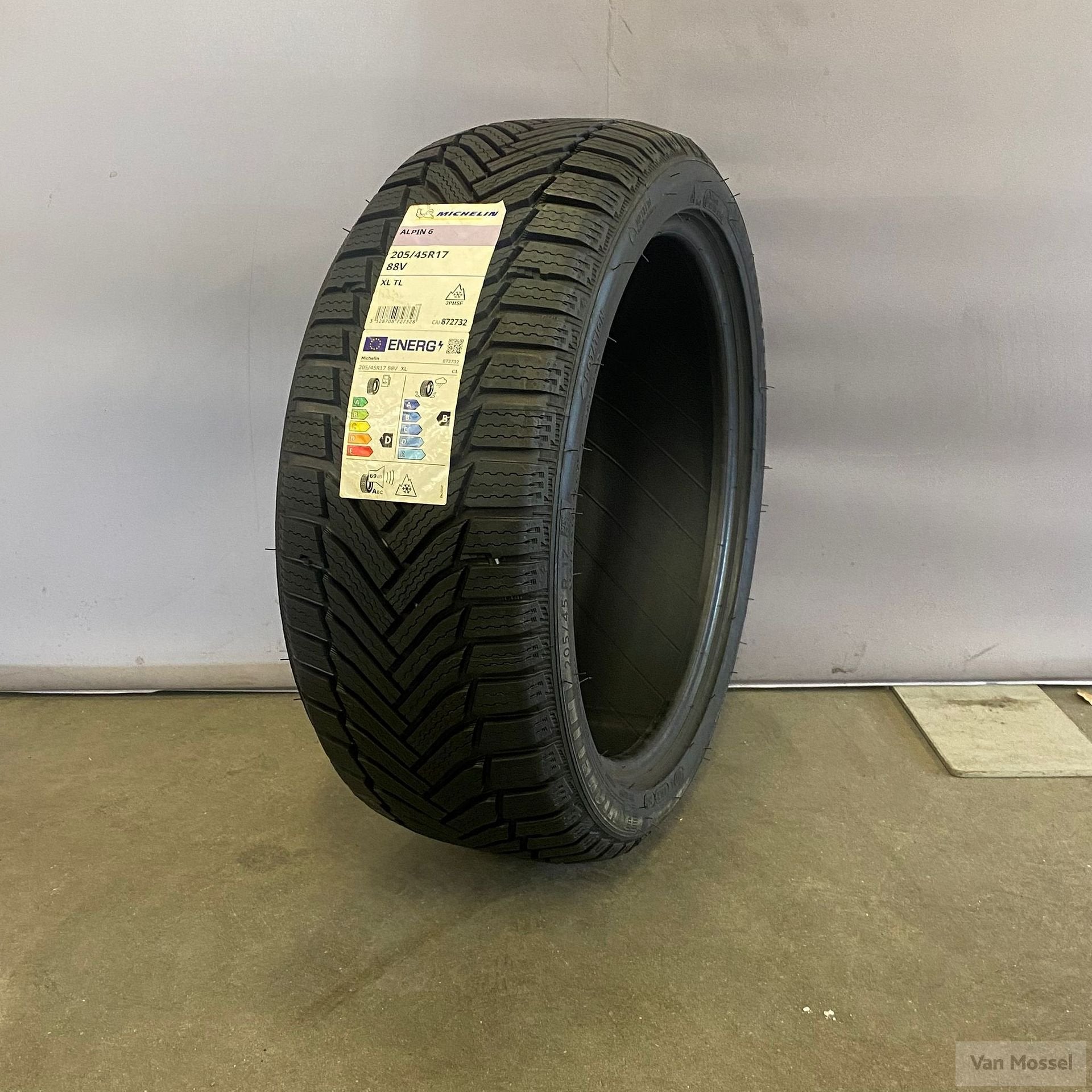 Michelin Alpin 6 205/45/R17 88V, Auto-onderdelen, Banden en Velgen, Gebruikt, -, -, 17 inch