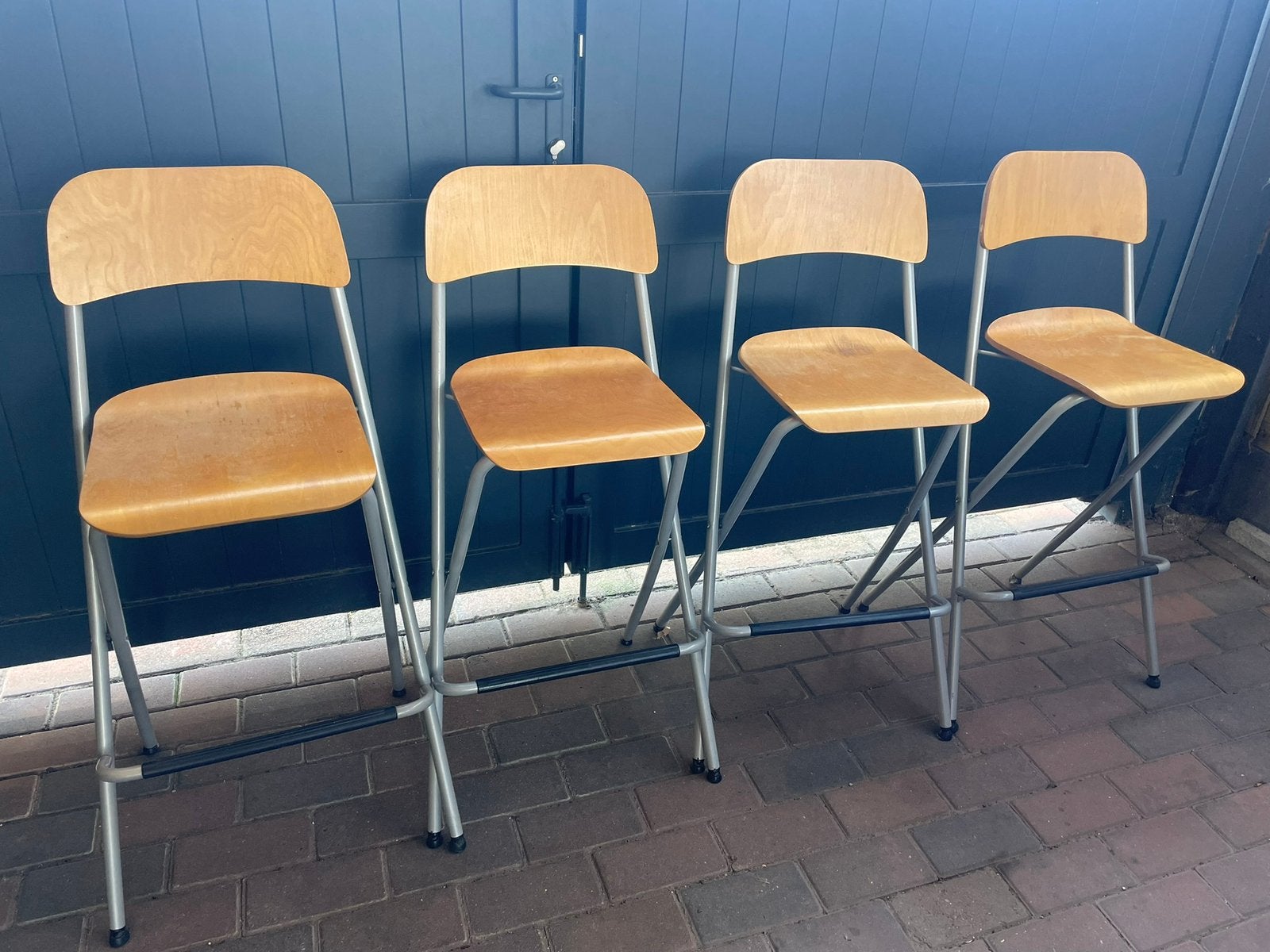4 tabourets de bar IKEA 10€/pièce, Maison & Meubles, Tabourets de bar, Enlèvement, Utilisé