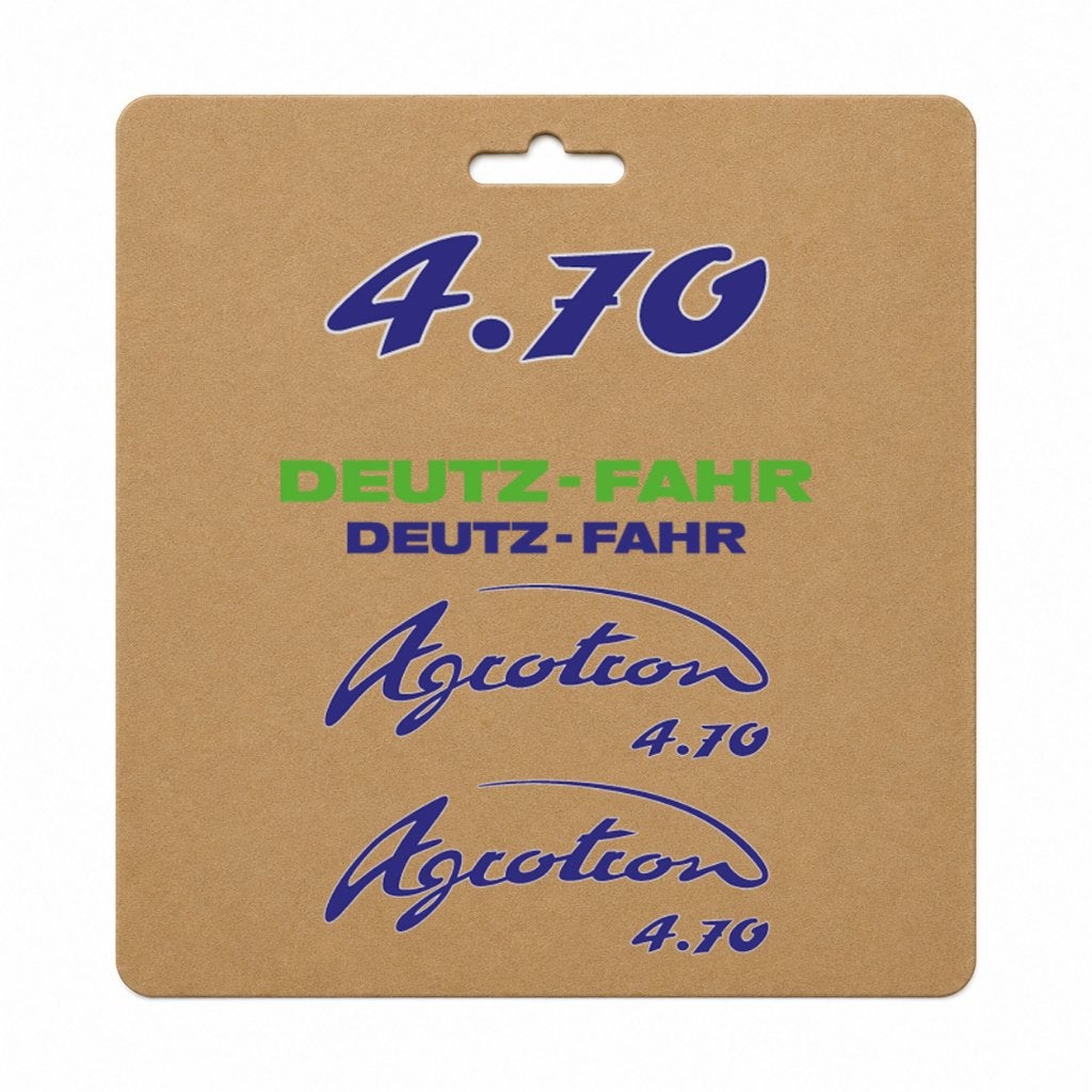 Autocollants de rechange Deutz Agrotron 4.70, Envoi