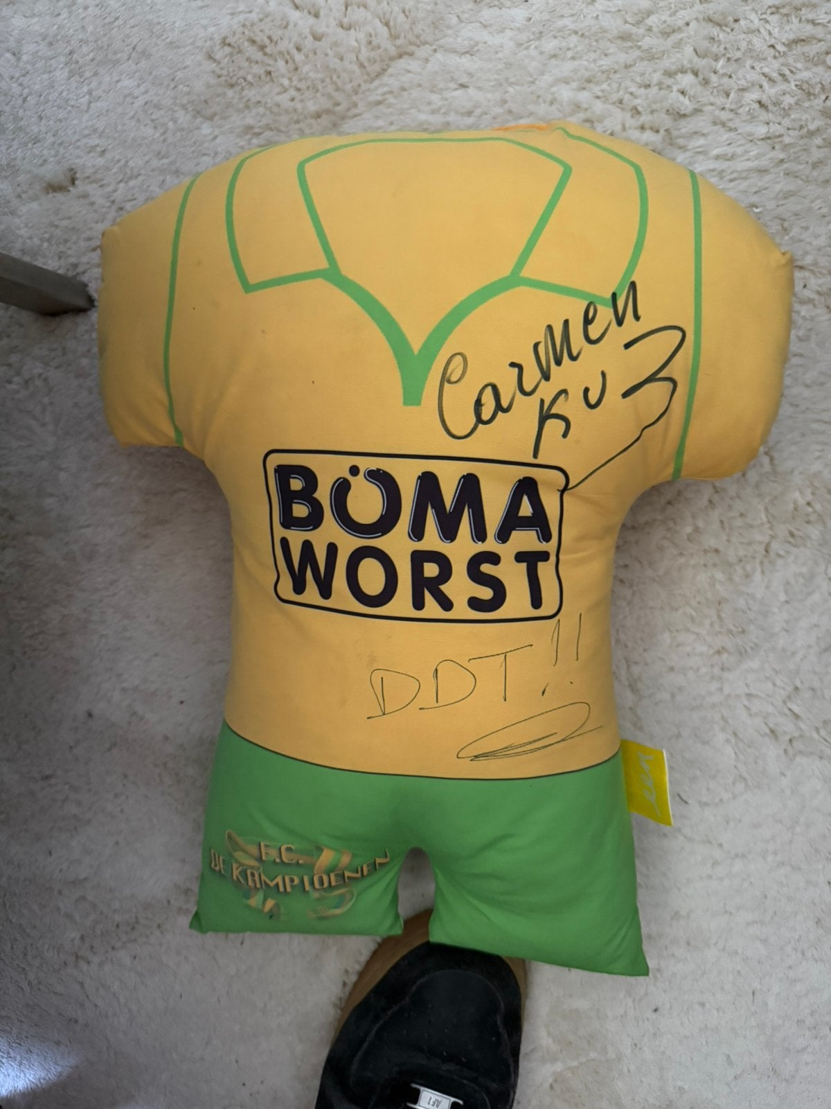 Fc de kampioenen gesigneerd kussen, Boeken, Ophalen, Zo goed als nieuw