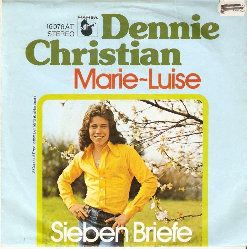 single Dennie Christian - Marie-Luise, Enlèvement ou Envoi, Comme neuf, Pop