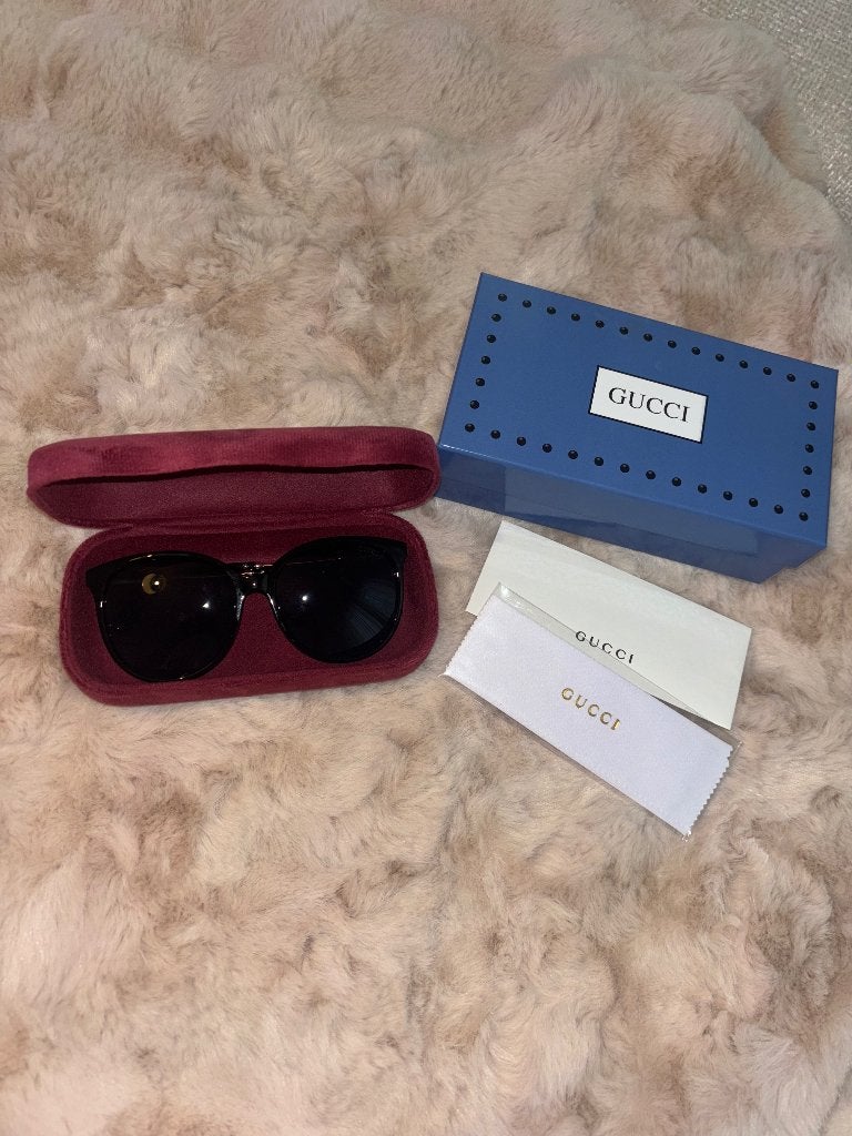 Gucci bril, Zonnebril, Zwart, Nieuw, Ophalen