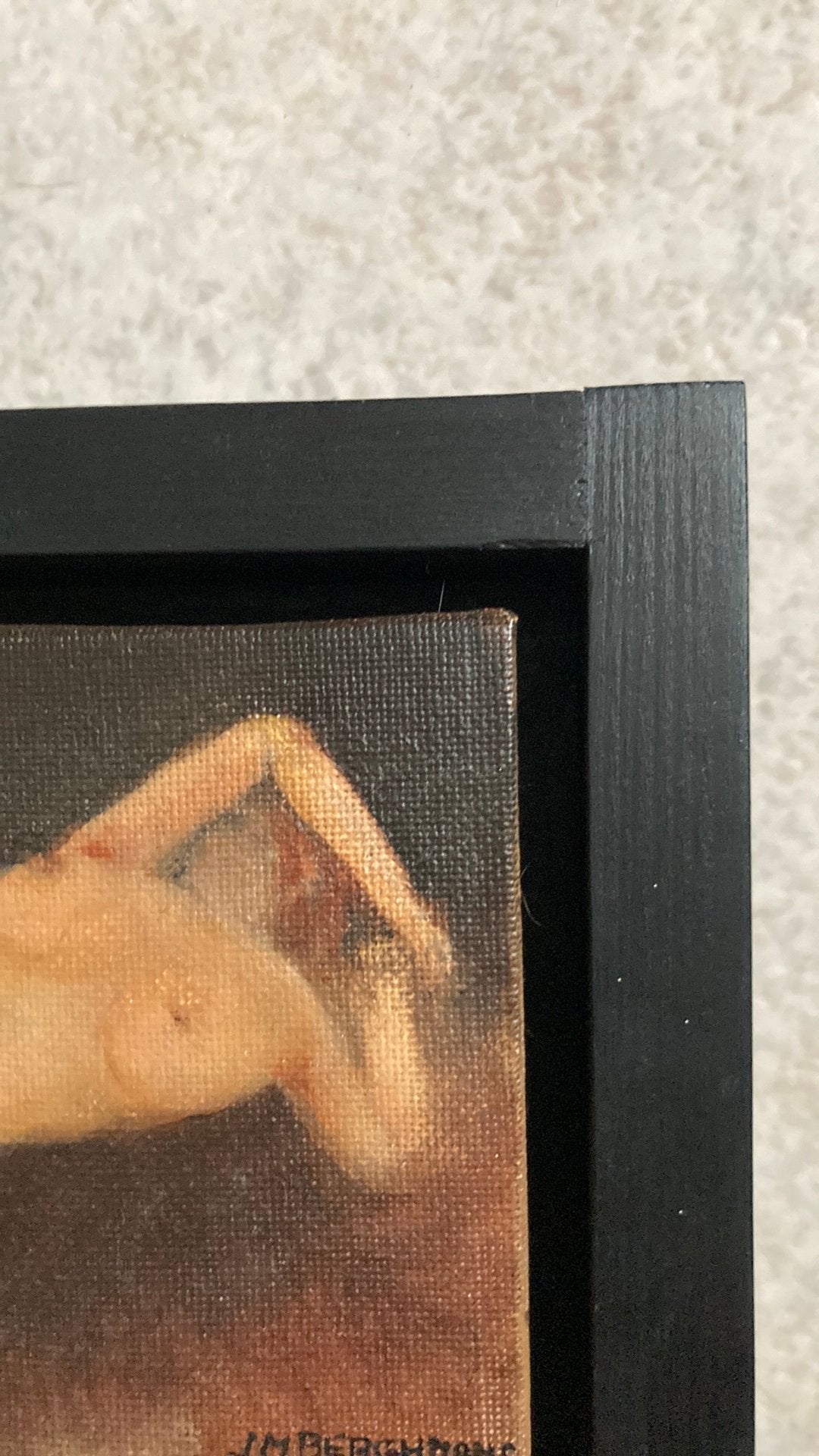 Peinture à l'huile sur panneau (Bonne affaire), Antiquités & Art, Enlèvement ou Envoi, Encadré, Peinture à l'huile