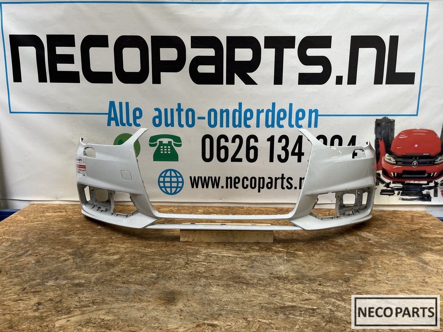 AUDI A1 S-LINE FACELIFT KLS 8XA807437 BUMPER VOORBUMPER ORGI, Gebruikt, -, -, Achter
