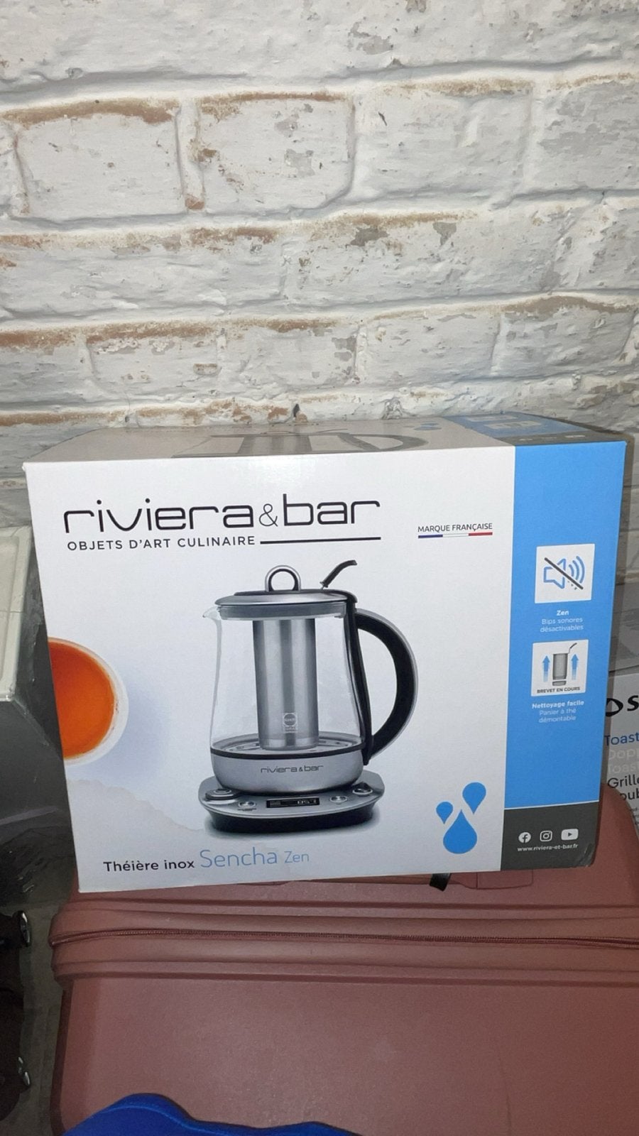 Théière Inox, Enlèvement, Comme neuf, Inox