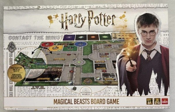 Jeu de plateau Harry Potter Magical Beasts Goliath, Envoi, Comme neuf, Jeu