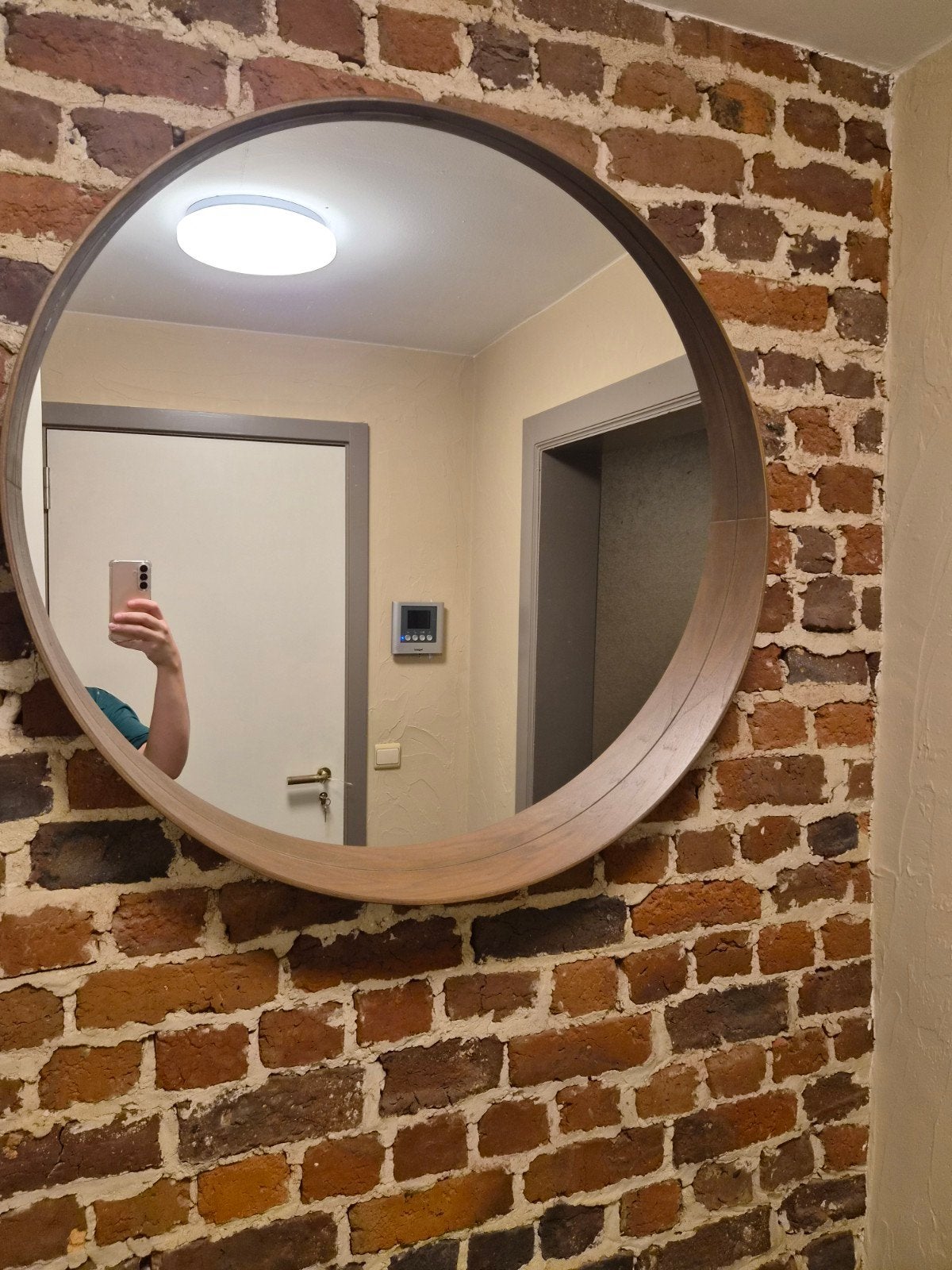Spiegel, Huis en Inrichting, Ophalen, Zo goed als nieuw, Rond