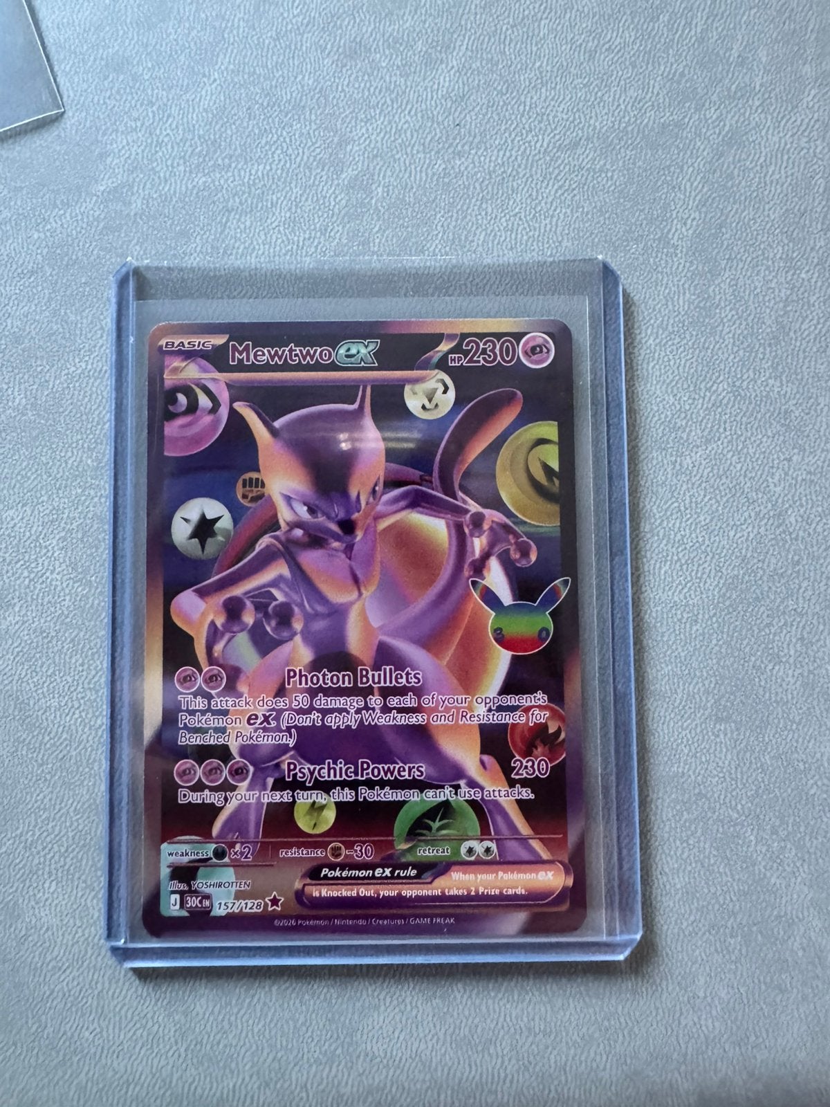 Mewtwo ex 157/128, Hobby & Loisirs créatifs, Enlèvement ou Envoi, Comme neuf