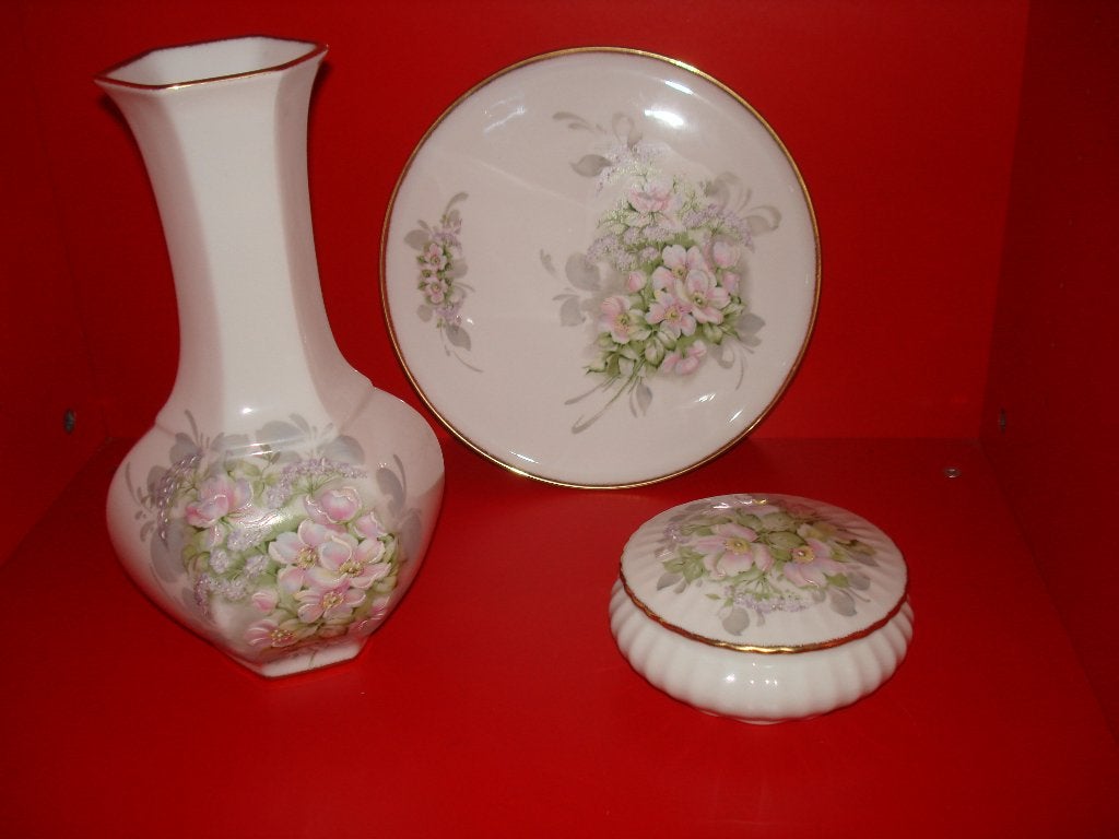 Limoges France Rehausse Main --- ensemble de 3 pièces ---, Enlèvement ou Envoi