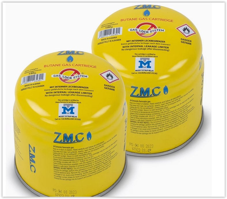 ZMC - LPG-gasflessen, 4 stuks 29e, Overige materialen, Overige typen, Nieuw, Ophalen of Verzenden