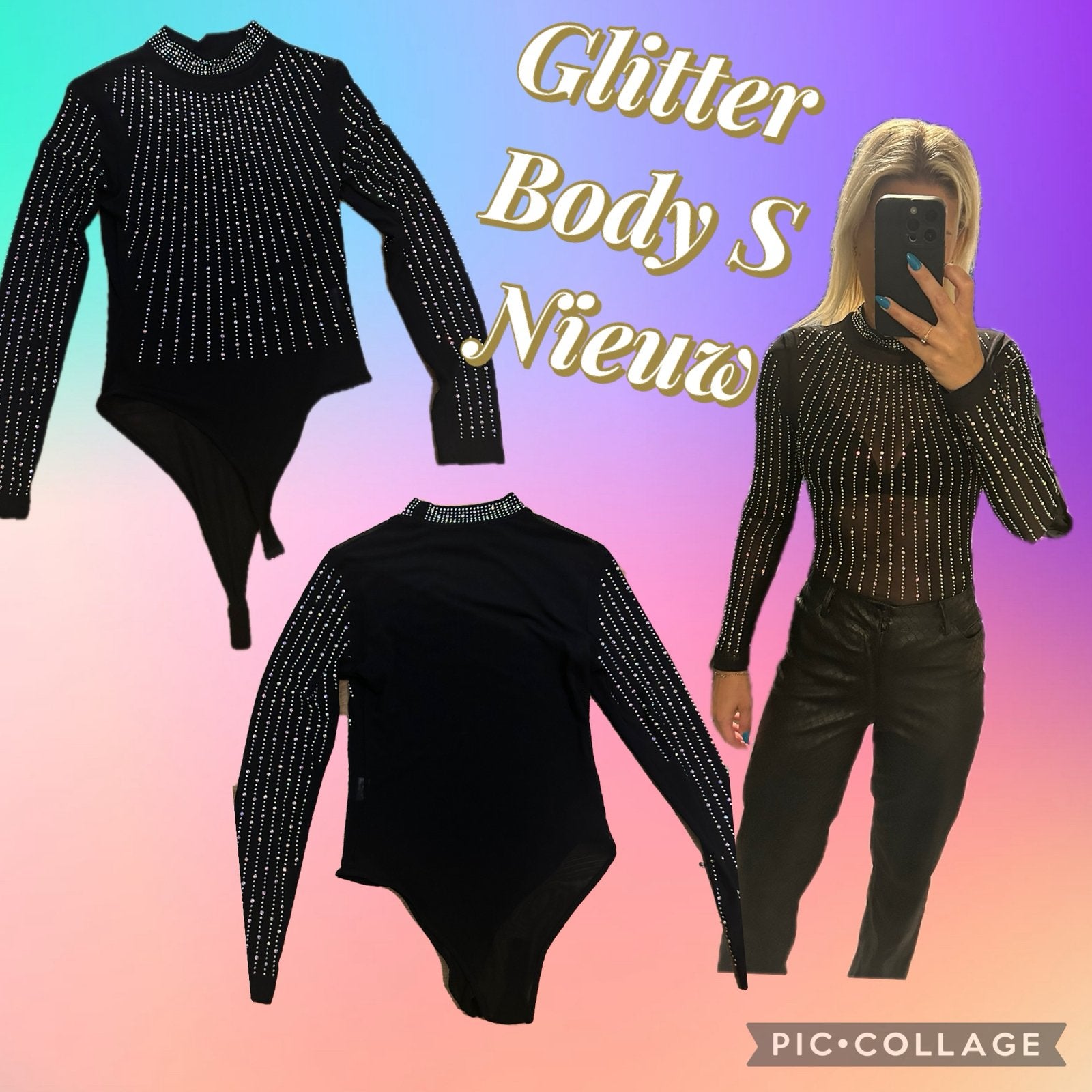 Glitter body maat s nieuw, Kleding | Dames, Ophalen of Verzenden, Nieuw, Maat 36 (S)
