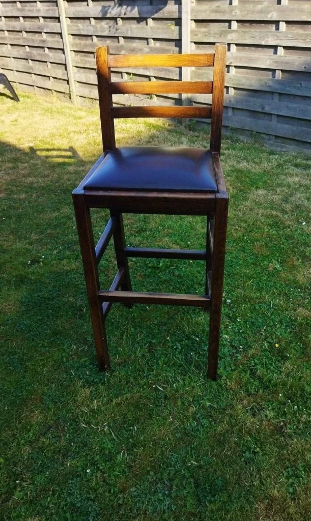 Tabouret de bar, 1 tabouret, Avec repose-pieds, Enlèvement, Utilisé