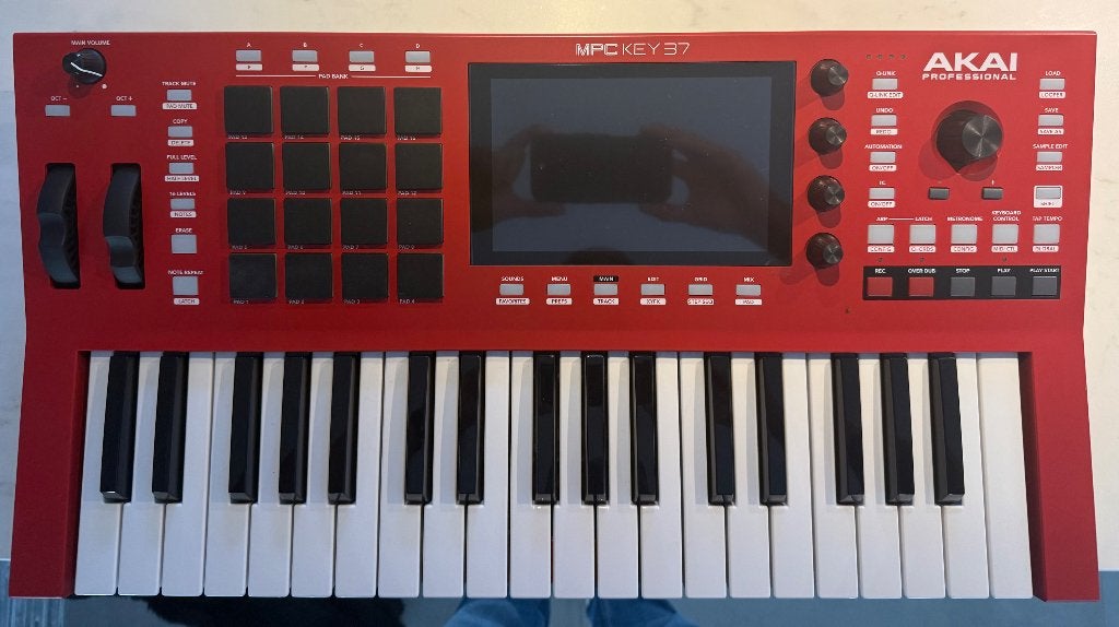 Akai MPC key 37, Audio, Tv en Foto, Ophalen, Zo goed als nieuw, Audio